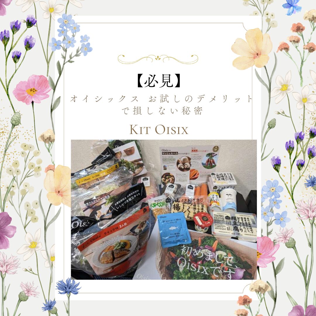 【必見】オイシックス お試しのデメリットで損しない秘密